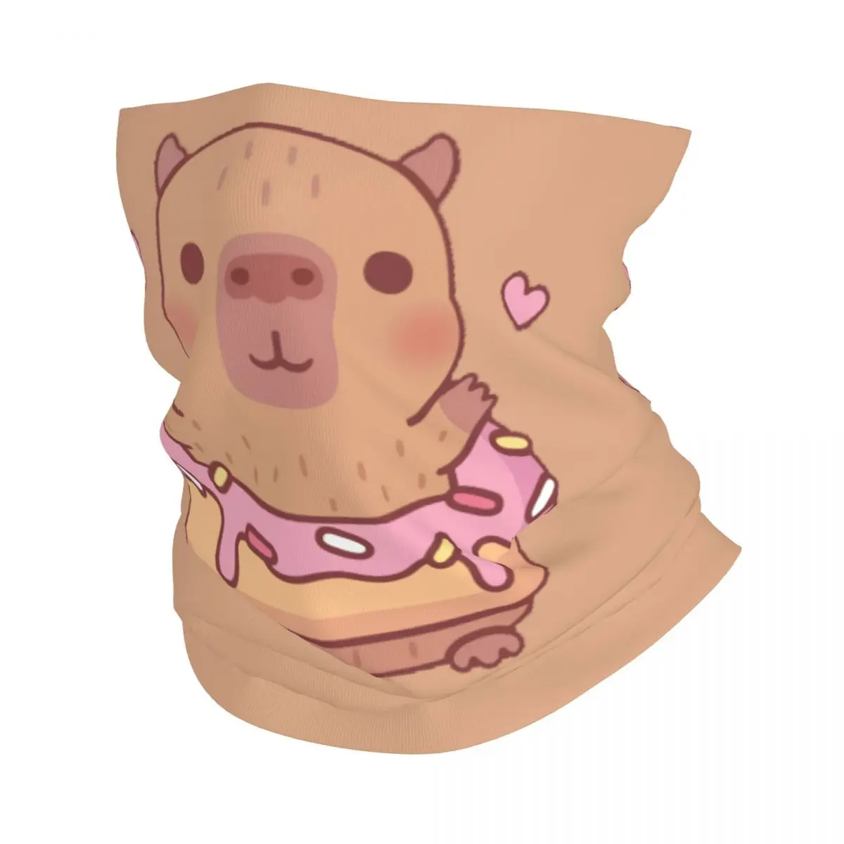 Custom Cute Capybara With Pink Frosting Donut Bandana Neck Gaiter Windproof Face Scarf Cover Men Women Headwear Tube Balaclava
Custom Cute Capybara With Pink Frosting Donut Bandana Neck Gaiter Windproof Face Scarf Cover Men Women Headwear Tube Balaclava
