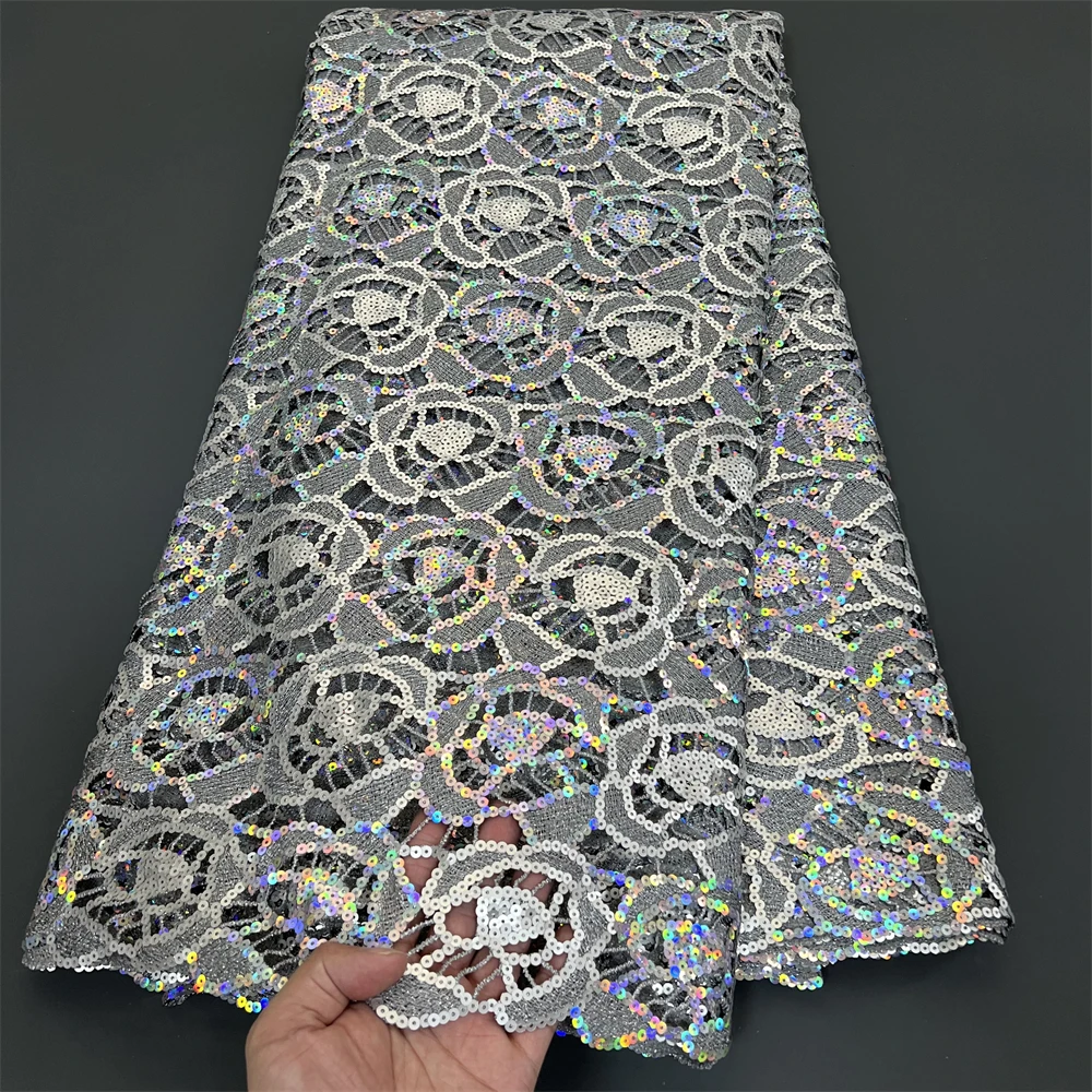 African Nigerian Sequins Cotton Embroidery organza Lace Fabric, Tulle Wedding Party Dress, High Quality, 5Yards, 2025, PS0050
African Nigerian Sequins Cotton Embroidery organza Lace Fabric, Tulle Wedding Party Dress, High Quality, 5Yards, 2025, PS0050