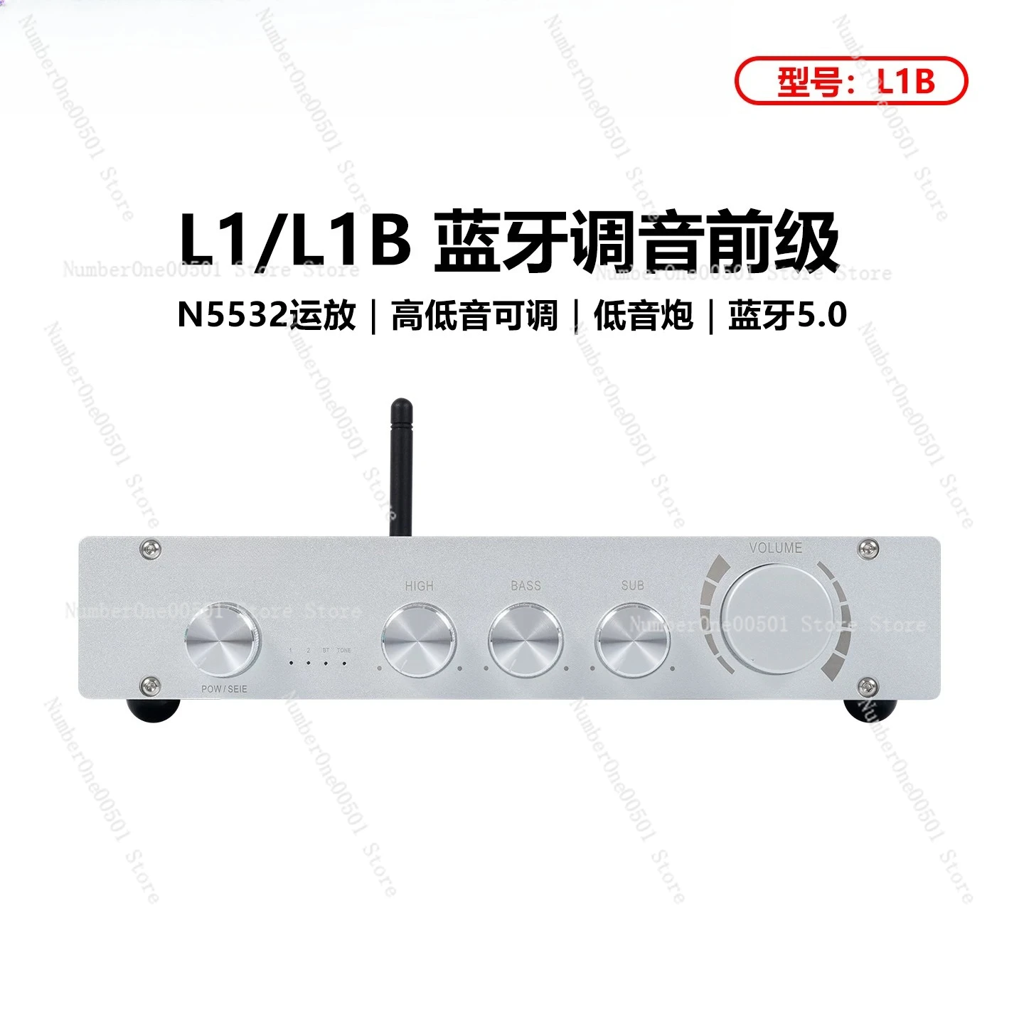 Pure Class A Pre-L1B Pre-Bluetooth 5.0 Pre-amplification High and Medium Bass Adjustment
Pure Class A Pre-L1B Pre-Bluetooth 5.0 Pre-amplification High and Medium Bass Adjustment