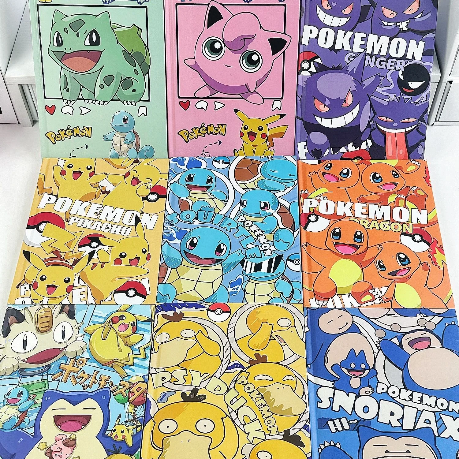 Pokemon Series Color Painting Notebook Anime Peripherals Pikachu Snorlax Gengar Jigglypuff Cute Children Stationery Supplies
Pokemon Series Color Painting Notebook Anime Peripherals Pikachu Snorlax Gengar Jigglypuff Cute Children Stationery Supplies