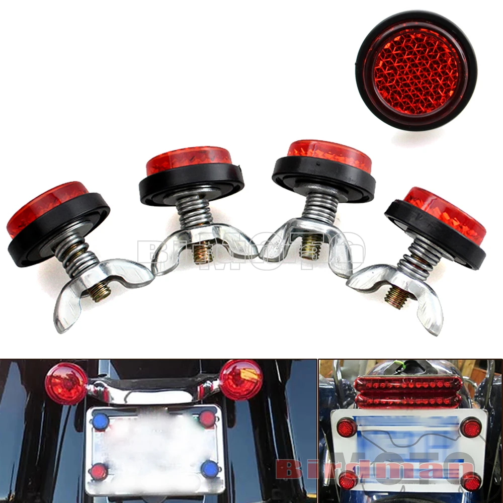 Motorcycle Accessories 4PCS Reflector Prism Stickers Mark Round Warning Strip red Universal For Motorcycle Trunk Car Scooter
Motorcycle Accessories 4PCS Reflector Prism Stickers Mark Round Warning Strip red Universal For Motorcycle Trunk Car Scooter