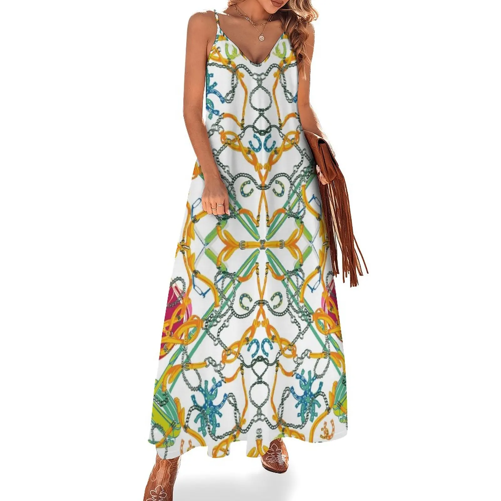 Horsetack Saddle Equipment Bridle Pattern Horse Lover Sleeveless Dress bandage dress evening dress ladies
Horsetack Saddle Equipment Bridle Pattern Horse Lover Sleeveless Dress bandage dress evening dress ladies