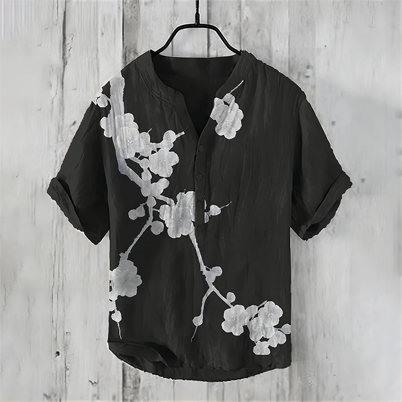 Henry Shirt Mens Clothing 2024 Tops Short Sleeve Summer Cardigan Men Clothes Offer Japanese Vintage Clothes Men's
Henry Shirt Mens Clothing 2024 Tops Short Sleeve Summer Cardigan Men Clothes Offer Japanese Vintage Clothes Men's
