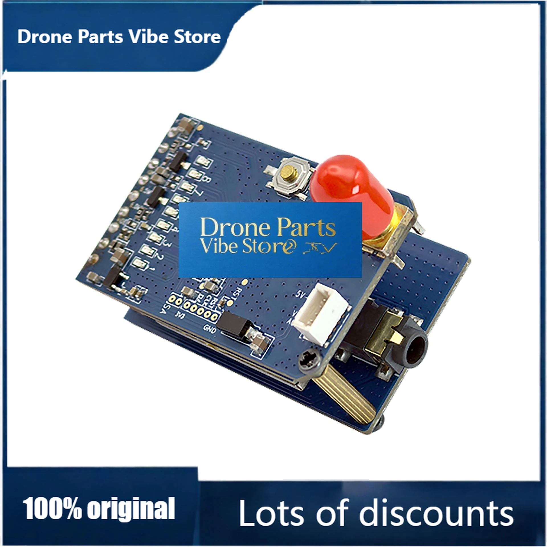 Drone PartsVRX 1.2G-1.3G Analog Image Transmission Receiver FPV Drone Remote Video Transmission Accessories VTX Remote Control T
Drone PartsVRX 1.2G-1.3G Analog Image Transmission Receiver FPV Drone Remote Video Transmission Accessories VTX Remote Control T