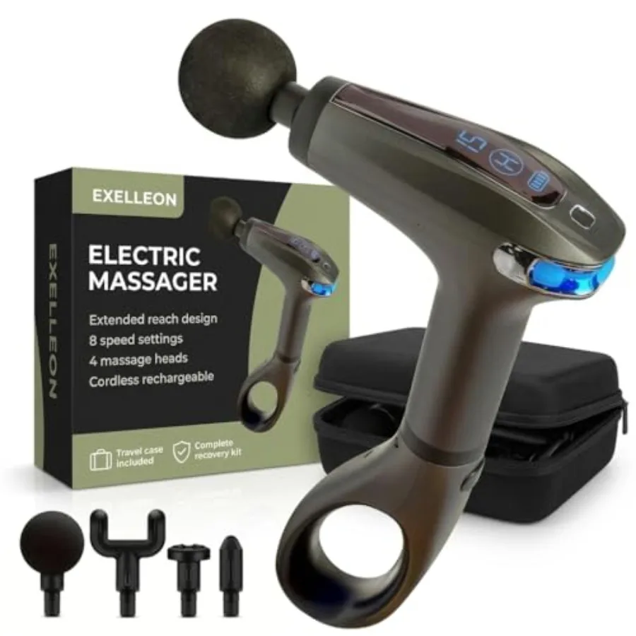 Massage Gun Deep Tissue Percussion Massager for Back and Neck Pain Relief Portable Handheld Muscle Massage Guns with Rechargeab
Massage Gun Deep Tissue Percussion Massager for Back and Neck Pain Relief Portable Handheld Muscle Massage Guns with Rechargeab