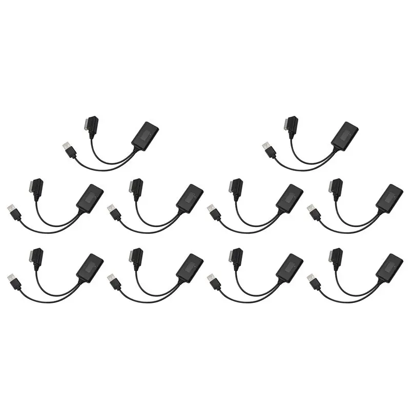 10X Car 2-In-1 Bluetooth Cable With USB Car Music Bluetooth AUX Audio Cable Car Charging Cable For AMI MMI 2G-T48C
10X Car 2-In-1 Bluetooth Cable With USB Car Music Bluetooth AUX Audio Cable Car Charging Cable For AMI MMI 2G-T48C