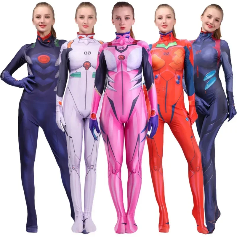 Coslan Anime EVA Cosplay Costume Bodysuit Asuka Tights Maillot Ayanami Langley Hallowen Party Clothes Women Girls
Coslan Anime EVA Cosplay Costume Bodysuit Asuka Tights Maillot Ayanami Langley Hallowen Party Clothes Women Girls