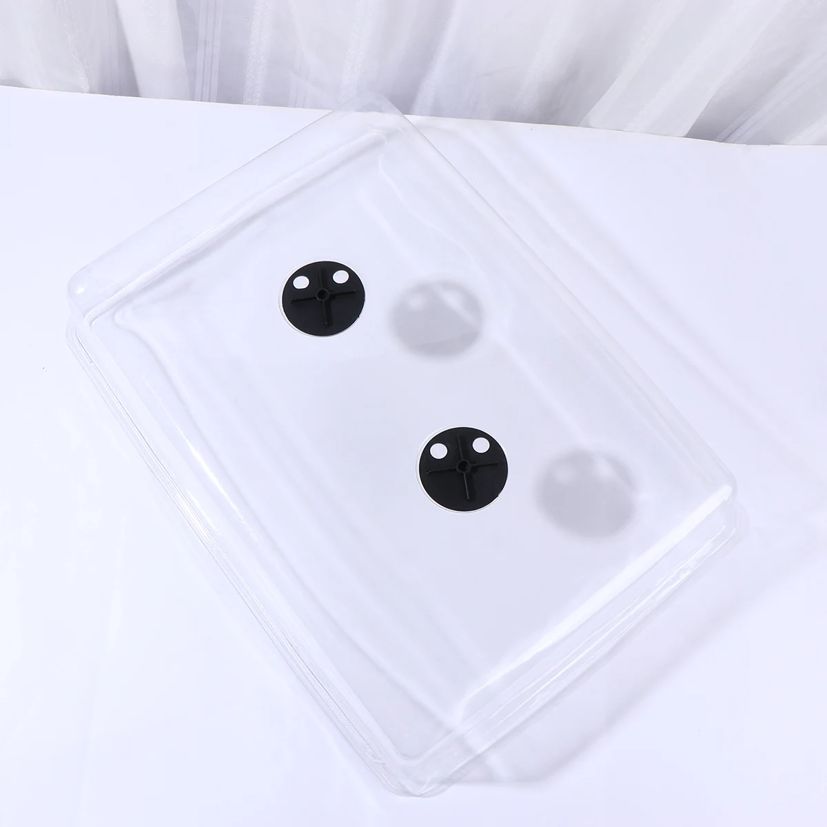Transparent Planter Pot Lid Insulation Covers Gardening Moisturizing Reusable Vent Design Nursery Tray Accessories Heat
Transparent Planter Pot Lid Insulation Covers Gardening Moisturizing Reusable Vent Design Nursery Tray Accessories Heat