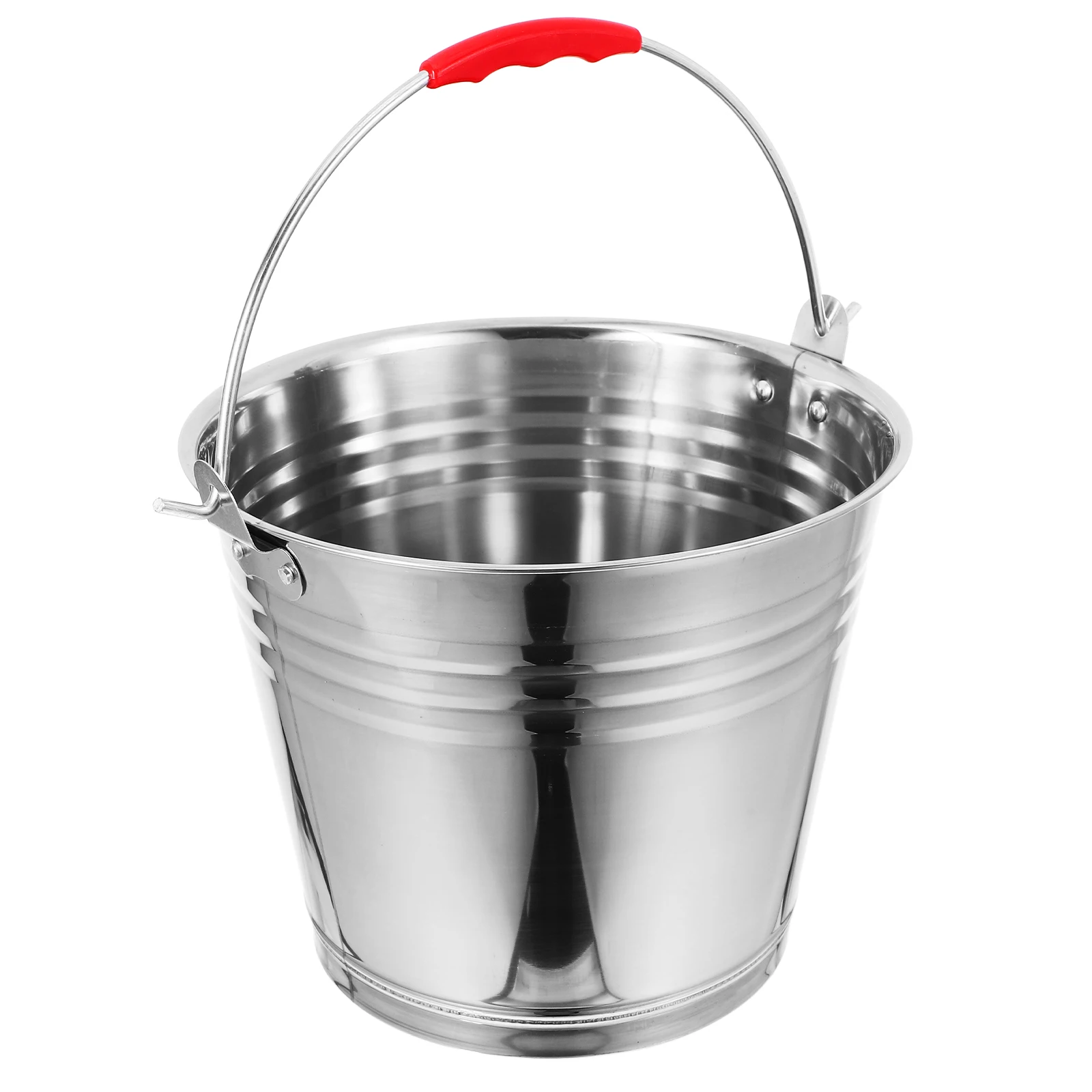 Stainless Steel 24cm 6L Trash Can Water Pail Milk Container Portable Bucket Multipurpose Storage Bucket Home Daily Use
Stainless Steel 24cm 6L Trash Can Water Pail Milk Container Portable Bucket Multipurpose Storage Bucket Home Daily Use