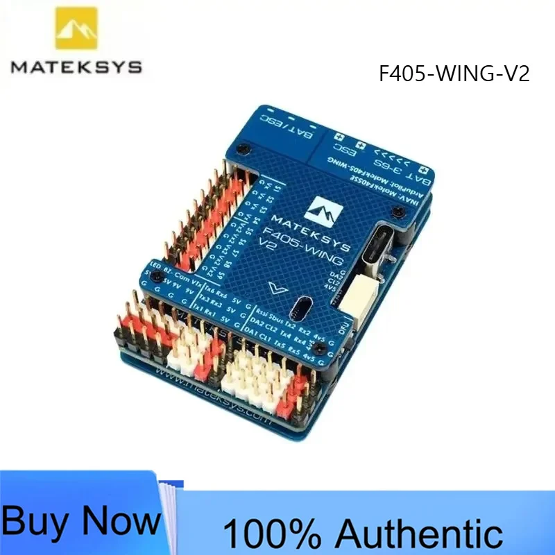 Matek F405-WING V2 Flight Controller STM32F405RGT6 with ICM42688P OSD SD Slot for ArduPilot INAV FPV RC Airplane Fixed Wing
Matek F405-WING V2 Flight Controller STM32F405RGT6 with ICM42688P OSD SD Slot for ArduPilot INAV FPV RC Airplane Fixed Wing