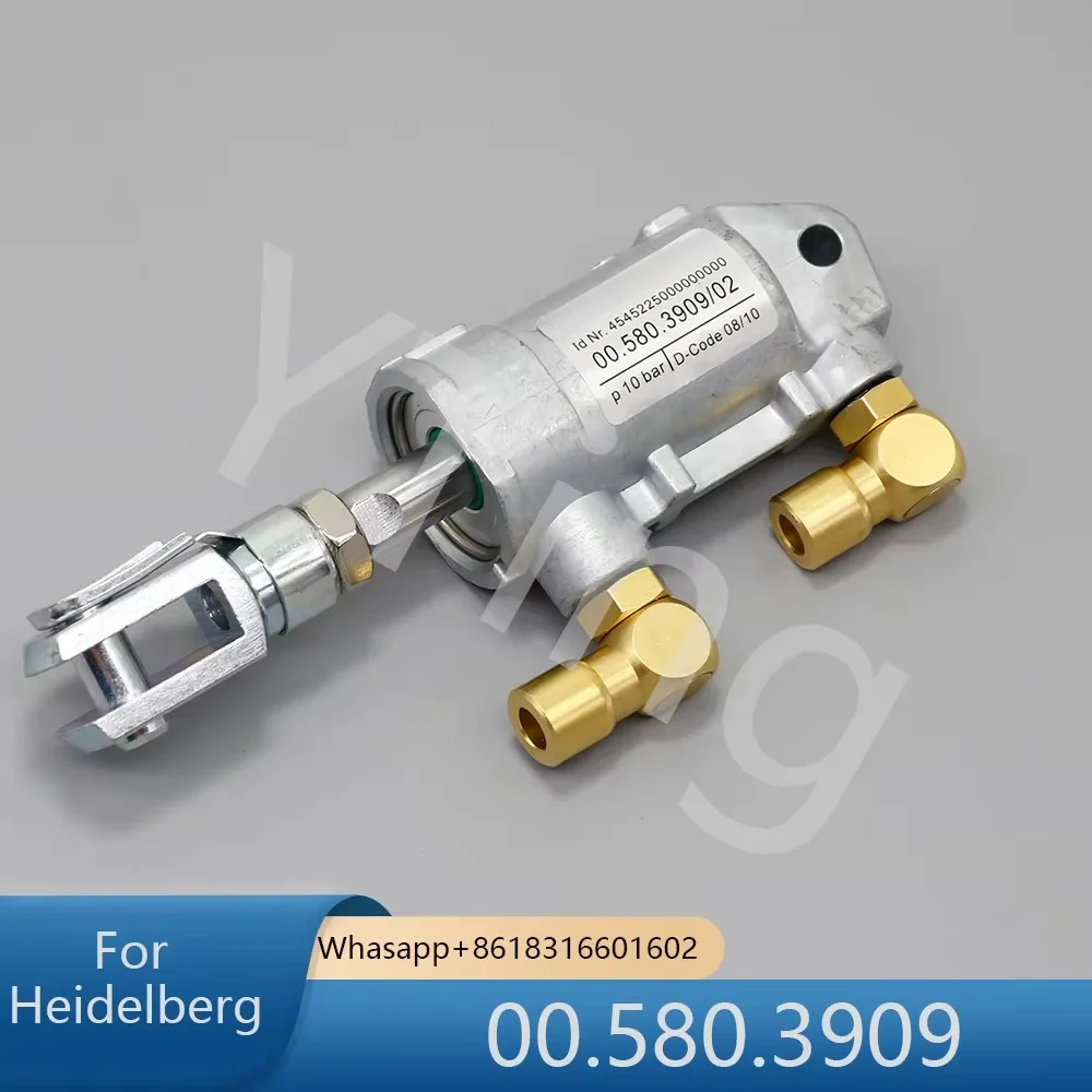 00.580.3909 6MM Copper/Glue Nozzle Heidelberg Air Cylinder SM52 SM74 SM102 Machine Pneumatic Cylinder D25 H25
00.580.3909 6MM Copper/Glue Nozzle Heidelberg Air Cylinder SM52 SM74 SM102 Machine Pneumatic Cylinder D25 H25
