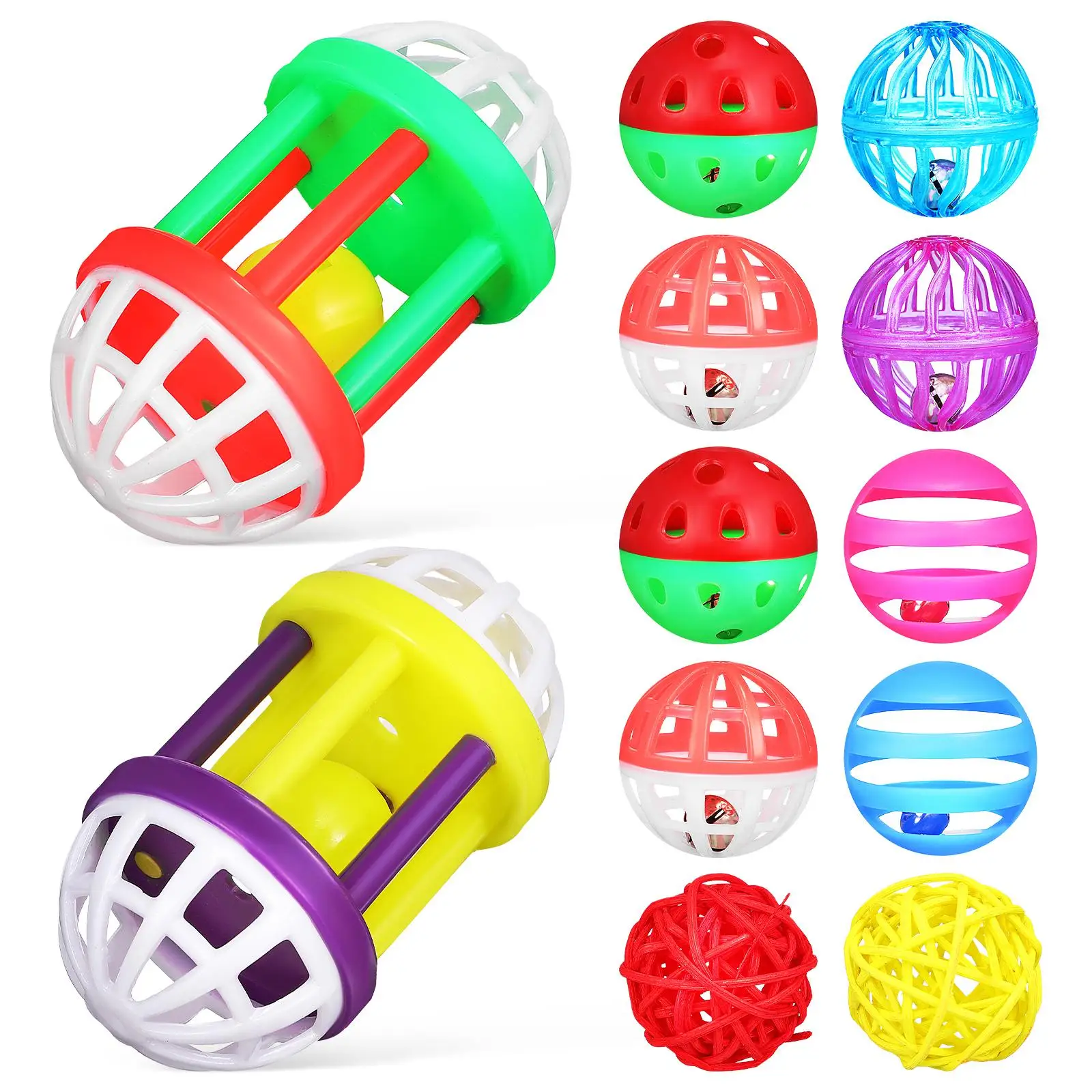 12 Pcs Bird Toy Ball Cockatiel Toys for Cage Chewing Training Grinding Beak Balls Parrot Small
12 Pcs Bird Toy Ball Cockatiel Toys for Cage Chewing Training Grinding Beak Balls Parrot Small