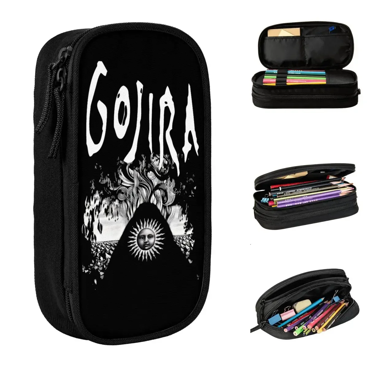 Captivating Gojiras Band Pencil Case Double Layer Large-capacity Kids Pencilcase Birthday Gift
Captivating Gojiras Band Pencil Case Double Layer Large-capacity Kids Pencilcase Birthday Gift