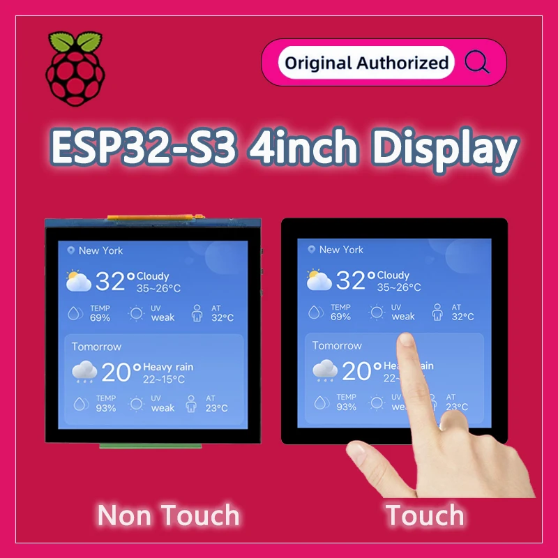 Waveshare ESP32-S3 4inch Display Touch / Non Touch Optiona, 480×480, 32-Bit LX7 Dual-Core Processor, Supports WiFi & Bluetooth
Waveshare ESP32-S3 4inch Display Touch / Non Touch Optiona, 480×480, 32-Bit LX7 Dual-Core Processor, Supports WiFi & Bluetooth