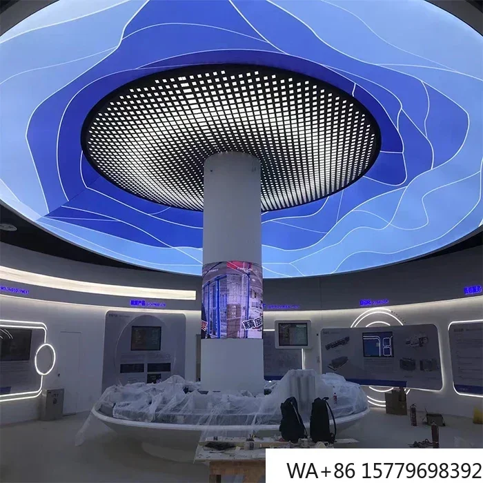 P2/P2.5/P3/P4 Flexible LED Cylindrical Modules Custom Curved Video Wall for Exhibitions
P2/P2.5/P3/P4 Flexible LED Cylindrical Modules Custom Curved Video Wall for Exhibitions