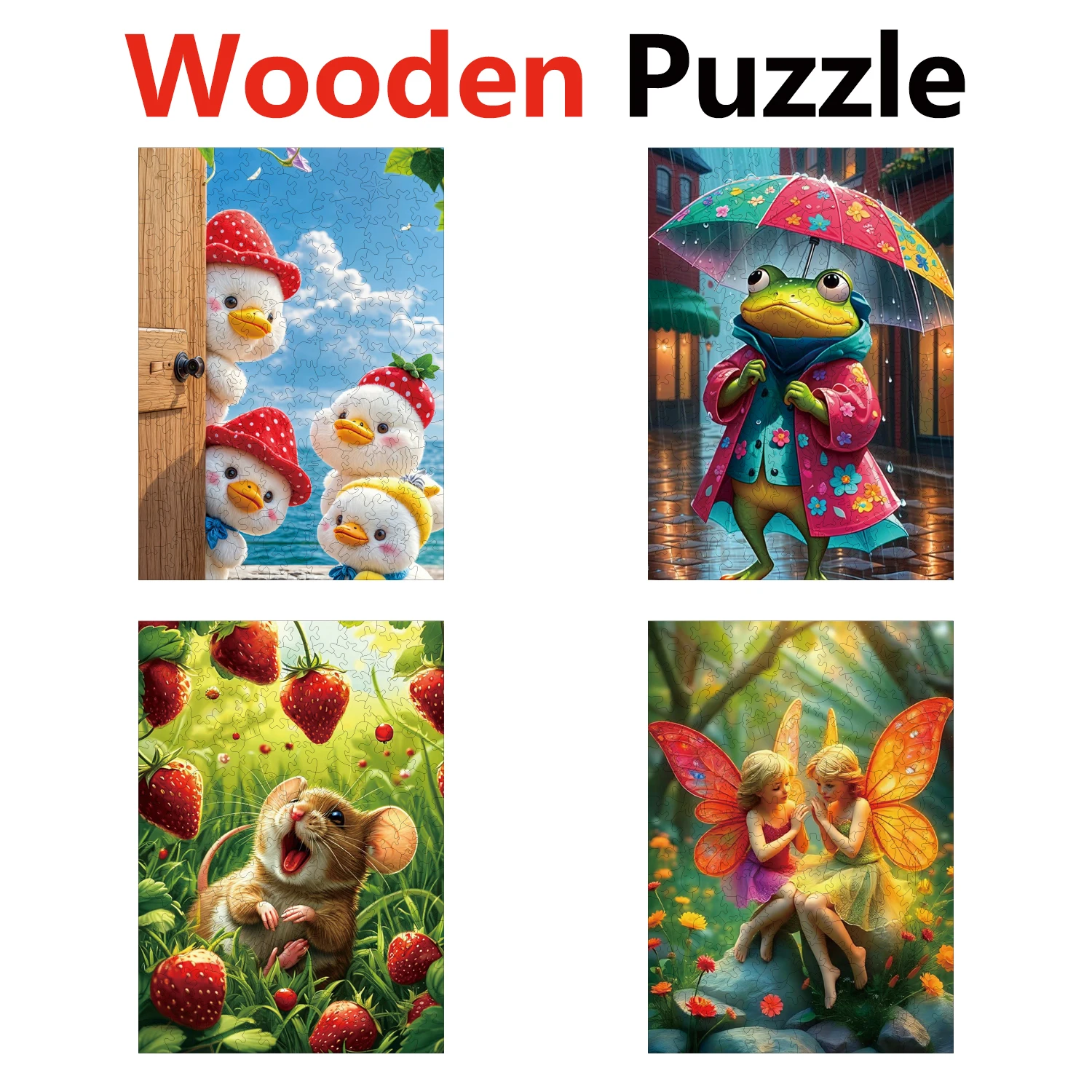 Ducks Frogs Mice Fairies Animal Puzzles High Quality Jigsaw Puzzle Wooden Puzzle Best Christmas Gift
Ducks Frogs Mice Fairies Animal Puzzles High Quality Jigsaw Puzzle Wooden Puzzle Best Christmas Gift