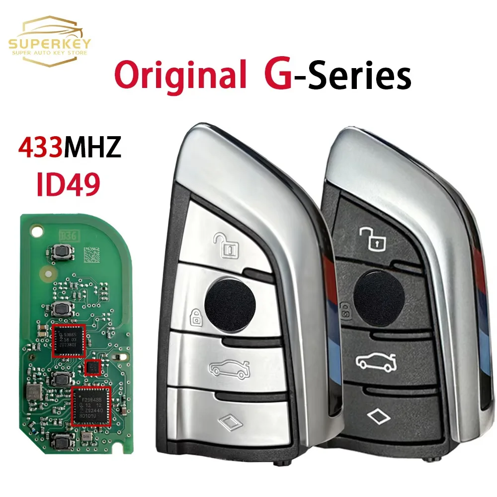 SUPERKEY Original G Series Smart Remote Car Key ID49 434MHZ N5F-ID21A IC: 3248A-ID21A For BMW 3 5 6 7 X3 X5 X7 G20 G30 G32 G11
SUPERKEY Original G Series Smart Remote Car Key ID49 434MHZ N5F-ID21A IC: 3248A-ID21A For BMW 3 5 6 7 X3 X5 X7 G20 G30 G32 G11