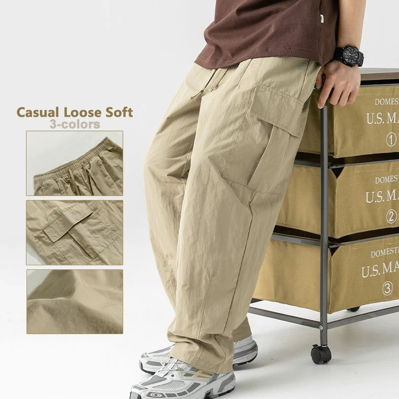 Working Pants Men's Autumn American Quick-drying Pants Wear-Resistant Outdoor Training Sports Trousers Casual Loose Soft Male
Working Pants Men's Autumn American Quick-drying Pants Wear-Resistant Outdoor Training Sports Trousers Casual Loose Soft Male