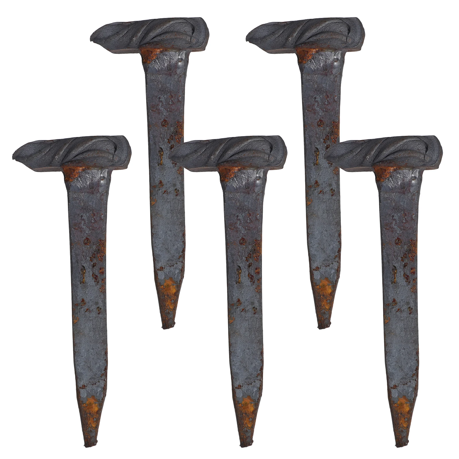 6pcs Railroad Spikes Steel Track Sleeper Forged Nails Decorative Metal Craft Projects Outdoor Durable Versatile
6pcs Railroad Spikes Steel Track Sleeper Forged Nails Decorative Metal Craft Projects Outdoor Durable Versatile