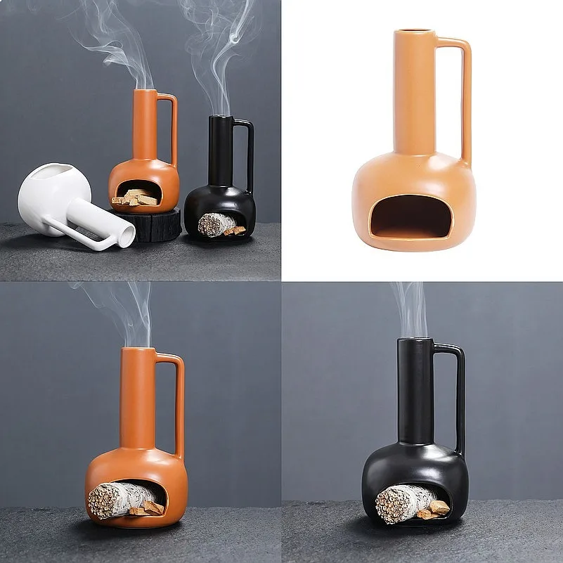 Ceramic Palo Santo Holder Ornament Sage Burner Incense Holder for Desk Office Fountain Yoga Meditation Living Room Home Decor
Ceramic Palo Santo Holder Ornament Sage Burner Incense Holder for Desk Office Fountain Yoga Meditation Living Room Home Decor
