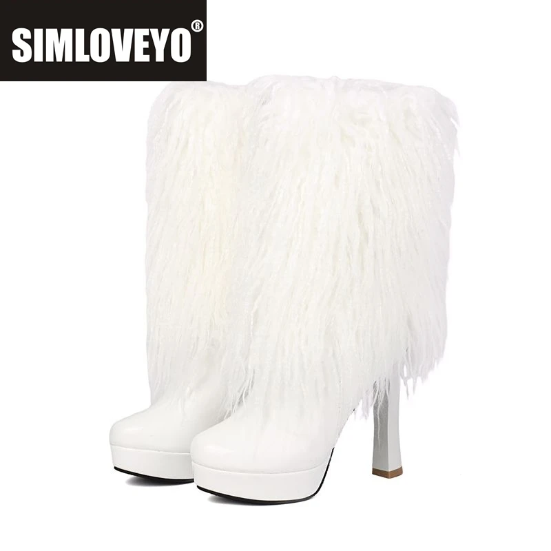 SIMLOVEYO 2025 Новый дизайн Женские сапоги до середины икры с круглым носком Сверхвысокие каблуки 11 см Платформа 2,3 см Молния Плюс Размер 48 49 Сексуальная Bota
SIMLOVEYO 2025 Новый дизайн Женские сапоги до середины икры с круглым носком Сверхвысокие каблуки 11 см Платформа 2,3 см Молния Плюс Размер 48 49 Сексуальная Bota
