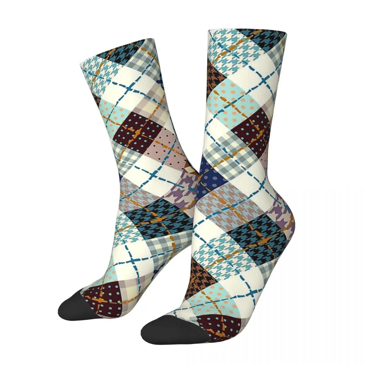 Pattern In Patchwork Style Plaid Art Unisex Winter Socks Hip Hop Happy Socks street style Crazy Sock
Pattern In Patchwork Style Plaid Art Unisex Winter Socks Hip Hop Happy Socks street style Crazy Sock