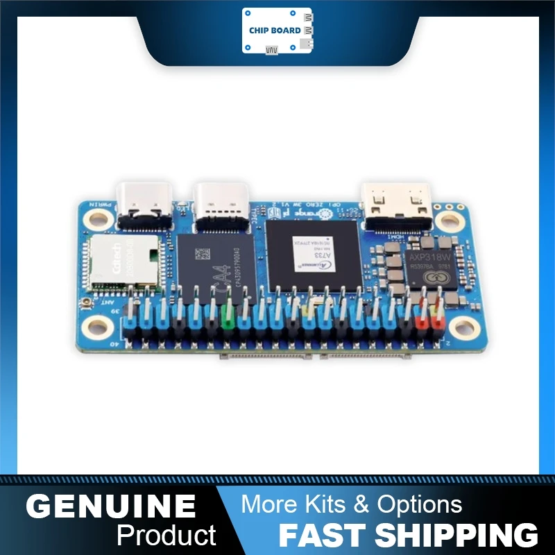 Orange Pi Zero 3W mini SBC, powered by Allwinner A733 processor, compact and affordable development platform