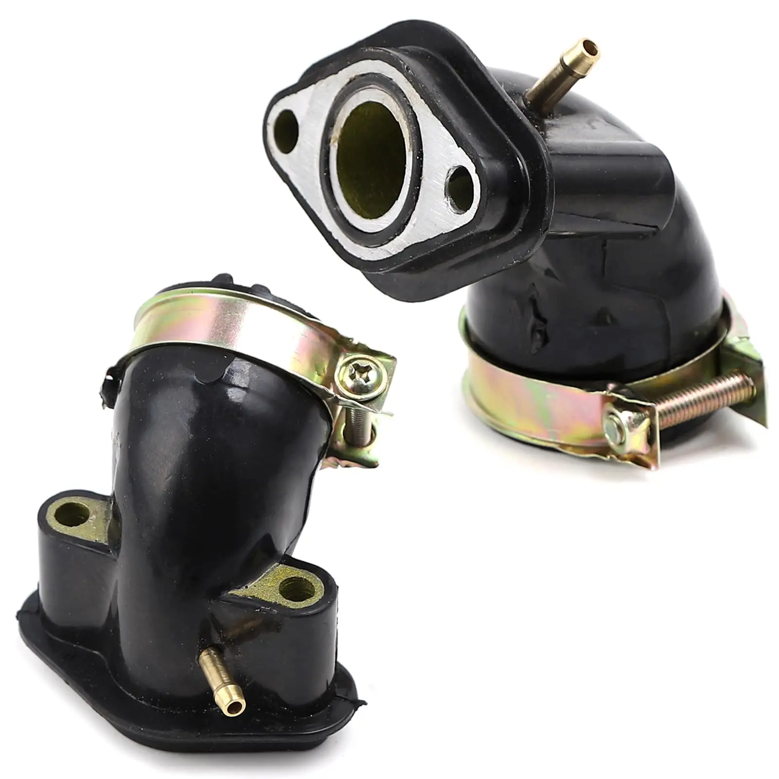 2Pcs GY6 50CC Carburetor Intake Manifold in Rubber Material Compliant with Euro II standards,Dual Intake Pipe
2Pcs GY6 50CC Carburetor Intake Manifold in Rubber Material Compliant with Euro II standards,Dual Intake Pipe