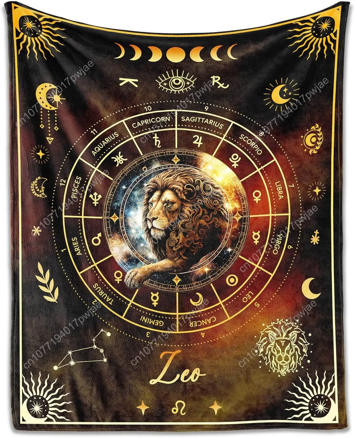 Leo Blanket Gifts, 50" x 40" Rectangular Flannel Zodiac Throw Blanket Cozy, Gift for Boys Girls Teen Women Men Tarot Cards Lover
Leo Blanket Gifts, 50" x 40" Rectangular Flannel Zodiac Throw Blanket Cozy, Gift for Boys Girls Teen Women Men Tarot Cards Lover