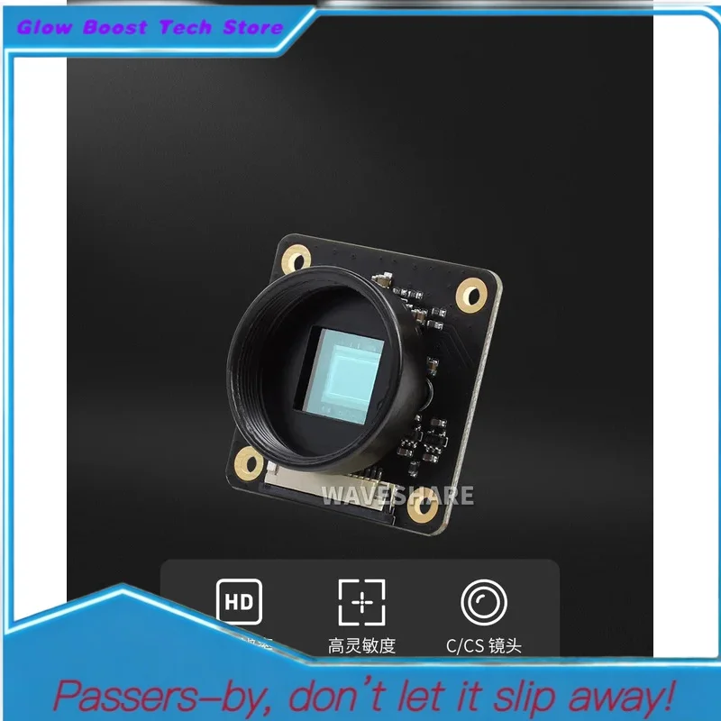 Glow Raspberry Pi HQ Camera 12.3MP IMX477 Sensor C/CS Mount, Low Light Photography, Compatible With Pi 4/5/Jetso
Glow Raspberry Pi HQ Camera 12.3MP IMX477 Sensor C/CS Mount, Low Light Photography, Compatible With Pi 4/5/Jetso