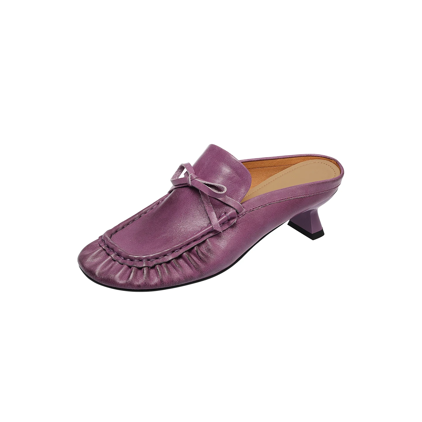 Spring New Loafers Woman Pleated Round Toe Slip-on Casual Mules Shoes Genuine Leather Slippers Daily Comfort Commute Shoes Women
Spring New Loafers Woman Pleated Round Toe Slip-on Casual Mules Shoes Genuine Leather Slippers Daily Comfort Commute Shoes Women
