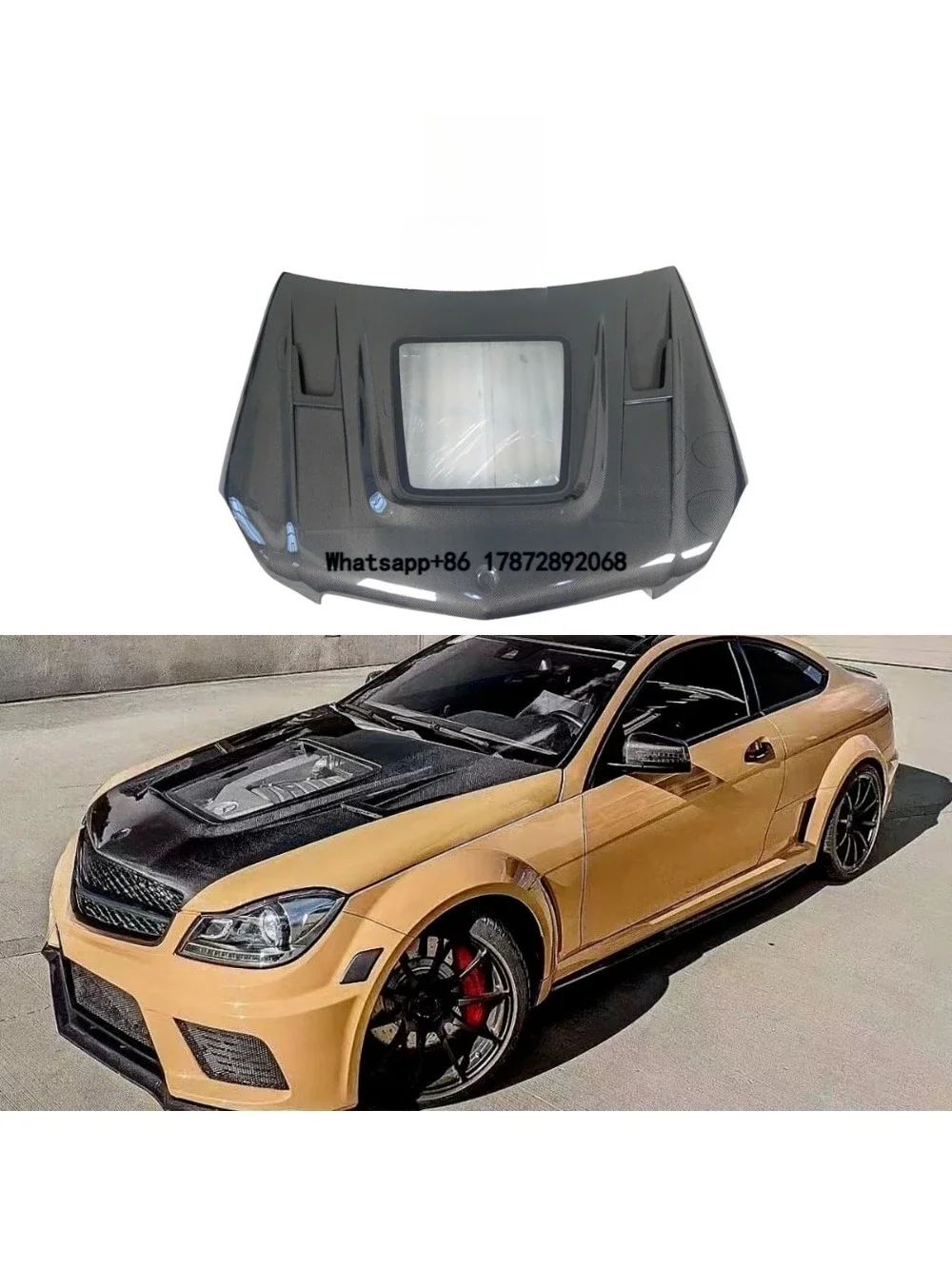 Carbon Fiber Front Engine Hood for W204 C63 Transparent Style Carbon Fiber Front Bonnet
Carbon Fiber Front Engine Hood for W204 C63 Transparent Style Carbon Fiber Front Bonnet