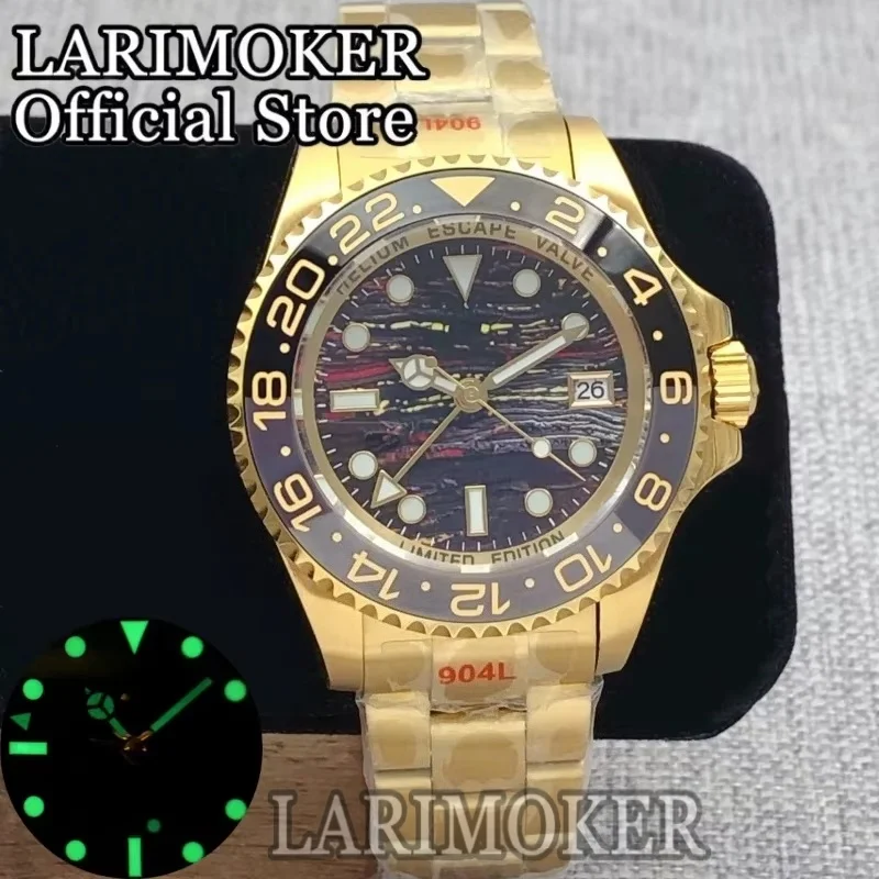 Мужские золотые часы LARIMOKER 43 мм с сапфировым стеклом, из нержавеющей стали, с автоматическим механизмом NH34, механические дайверские часы с керамическим безелем
Мужские золотые часы LARIMOKER 43 мм с сапфировым стеклом, из нержавеющей стали, с автоматическим механизмом NH34, механические дайверские часы с керамическим безелем