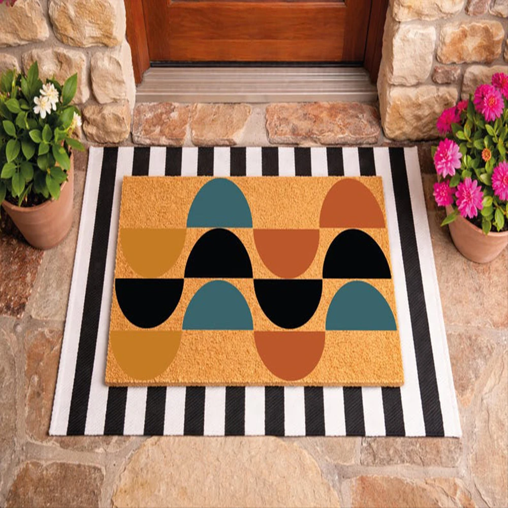 Colorful Retro Entryway Mat Mid Century Modern Geometric Doormat For Front Door Home Decor Unique Easy Clean Absorbent Rug
Colorful Retro Entryway Mat Mid Century Modern Geometric Doormat For Front Door Home Decor Unique Easy Clean Absorbent Rug