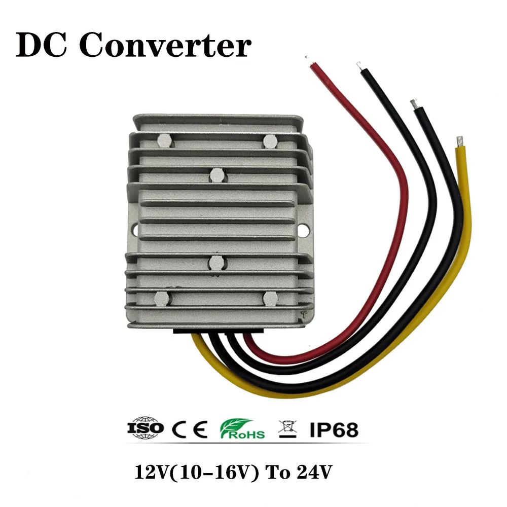 12V to 24V 5A 10A 20A Step-up DC DC Converter 12 Volt to 24 Volt 120W 240W 480W Boost Voltage Regulator Waterproof Power Supply
12V to 24V 5A 10A 20A Step-up DC DC Converter 12 Volt to 24 Volt 120W 240W 480W Boost Voltage Regulator Waterproof Power Supply