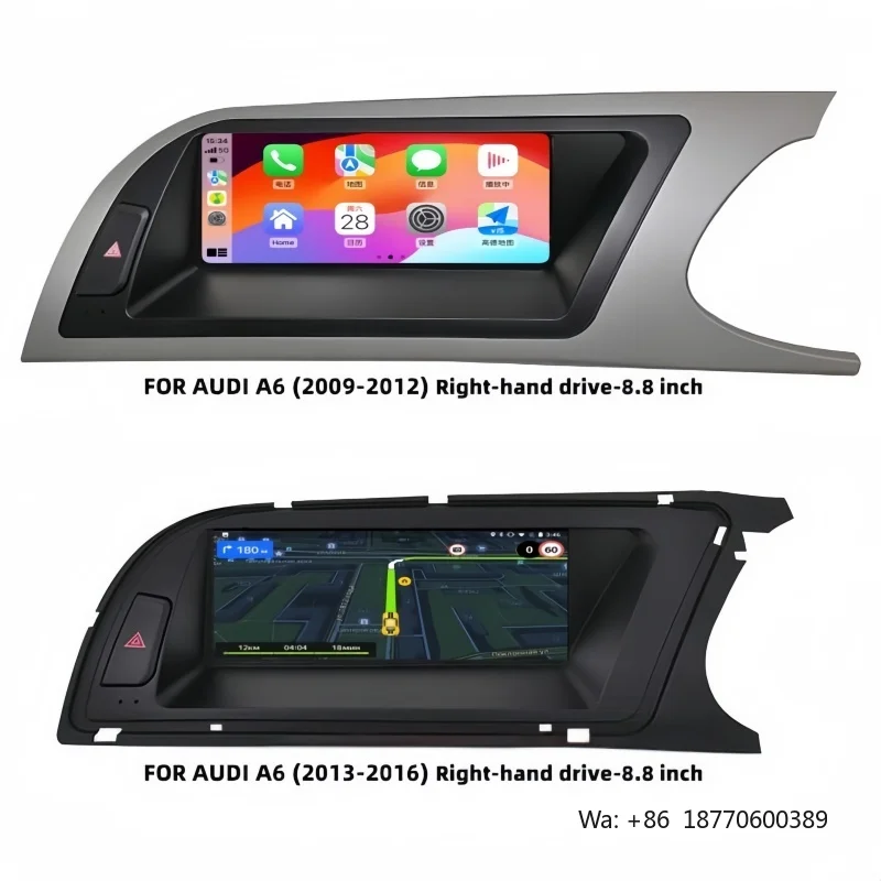 RHD Car 8.8" Built-in GPS Navigation Auto Radio Wireless CarPlay Android Dual System DSP 2009-2016 Audi A5/A4 B8 1 Year SD Card
RHD Car 8.8" Built-in GPS Navigation Auto Radio Wireless CarPlay Android Dual System DSP 2009-2016 Audi A5/A4 B8 1 Year SD Card