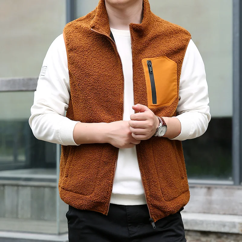 New Teddy Vest Men's Outdoor Sports Casual Vest Fleece Loose Men's Jacket Trend
New Teddy Vest Men's Outdoor Sports Casual Vest Fleece Loose Men's Jacket Trend