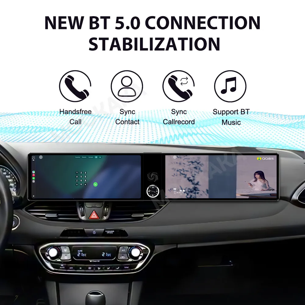 Для Hyundai I30 2017-2022: Автомагнитола Android с мультимедиа, видеоплеером, беспроводным CarPlay, GPS-навигацией и стереосистемой
Для Hyundai I30 2017-2022: Автомагнитола Android с мультимедиа, видеоплеером, беспроводным CarPlay, GPS-навигацией и стереосистемой