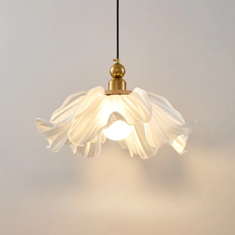 Cream wind French petal bedroom chandelier new acrylic dining room light
Cream wind French petal bedroom chandelier new acrylic dining room light