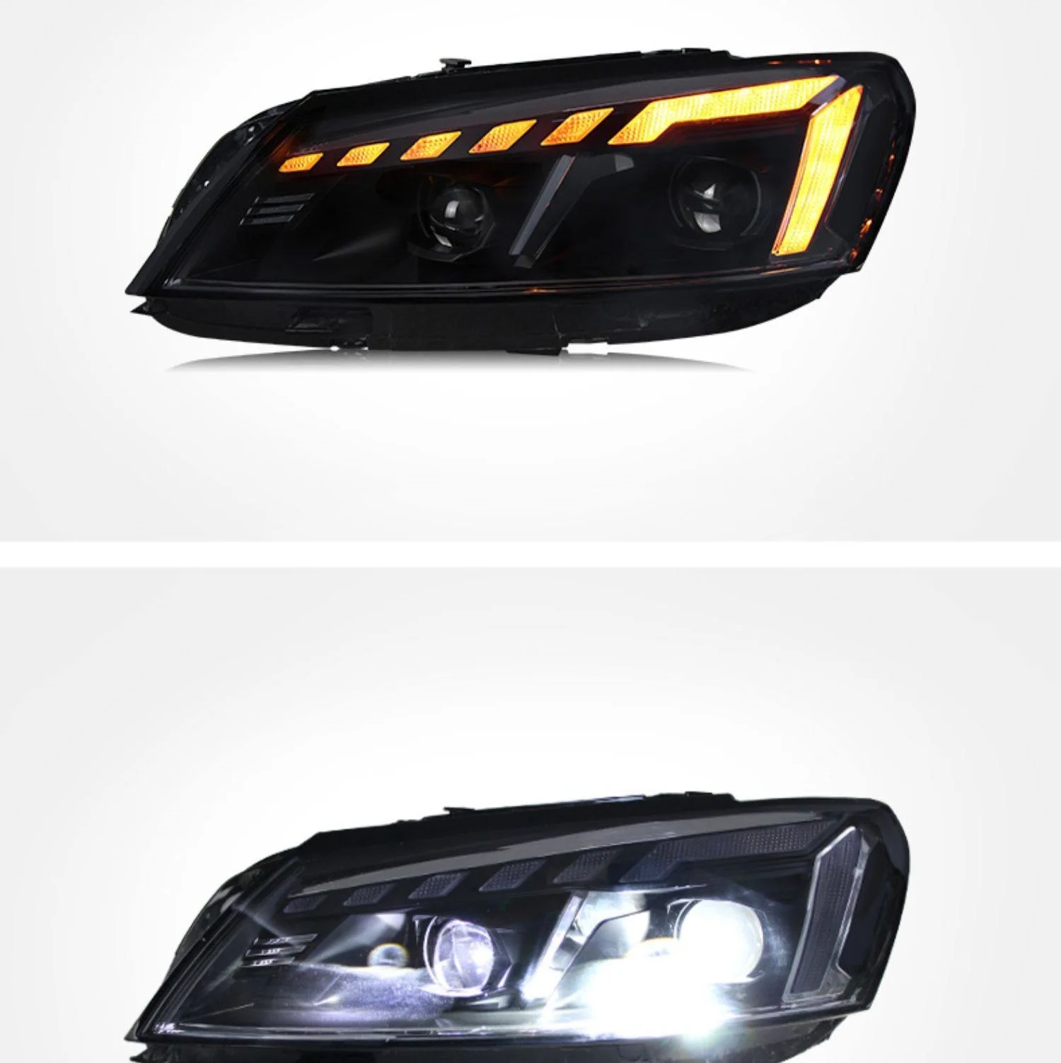for 11-15 Volkswagen Passat Headlamp Assemblies Modified Daytime Running Light Flow Turn signal Dual Lens
for 11-15 Volkswagen Passat Headlamp Assemblies Modified Daytime Running Light Flow Turn signal Dual Lens