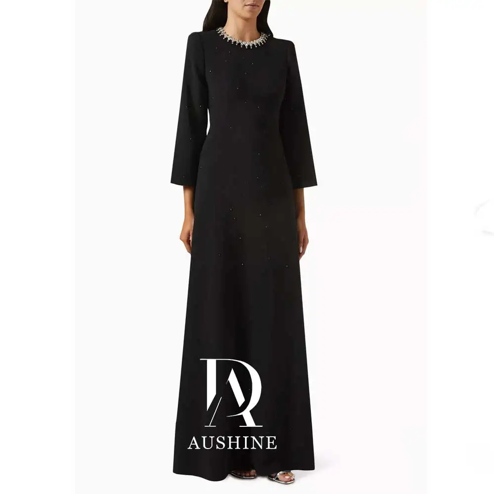 Aushine Dress Luxury Birthday Evening Dress Floor Length Half Sleeves Summer Elegant Wedding Party Gowns For Women Arab 2024Fu
Aushine Dress Luxury Birthday Evening Dress Floor Length Half Sleeves Summer Elegant Wedding Party Gowns For Women Arab 2024Fu
