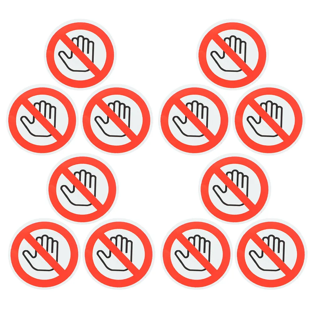 15Pcs Do Not Touch Safety Warning Stickers Self Adhesive Decals for Equipment Factories Warehouses Offices Protection Labels
15Pcs Do Not Touch Safety Warning Stickers Self Adhesive Decals for Equipment Factories Warehouses Offices Protection Labels