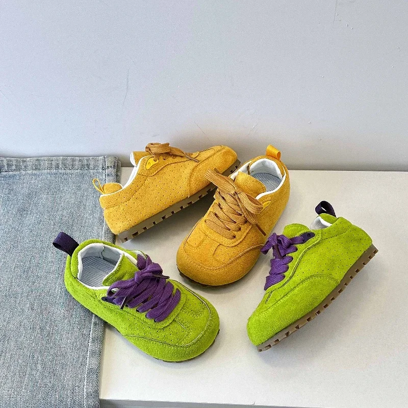 Genuine Leather Children Flat Shoes Lightweight Sports Shoes High Quality Girl Casual Shoes Unique Design Boy Sneakers
Genuine Leather Children Flat Shoes Lightweight Sports Shoes High Quality Girl Casual Shoes Unique Design Boy Sneakers