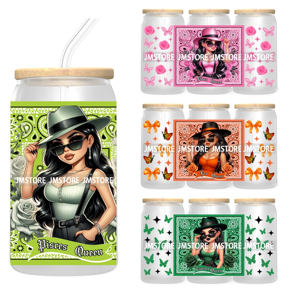 12 Zodiac Queens Chicana Mexican Girl 16OZ UV Cup Wrap DTF Transfer Stickers For Libbey Glass Can Cups Tumbler Waterproof Labels
12 Zodiac Queens Chicana Mexican Girl 16OZ UV Cup Wrap DTF Transfer Stickers For Libbey Glass Can Cups Tumbler Waterproof Labels