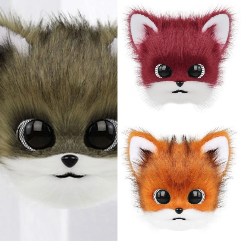 Soft Plush Cats Mask For Role Play Costume Parties Breathable Lightweight Design Perfect For Halloween Cosplay Event 6XDA
Soft Plush Cats Mask For Role Play Costume Parties Breathable Lightweight Design Perfect For Halloween Cosplay Event 6XDA