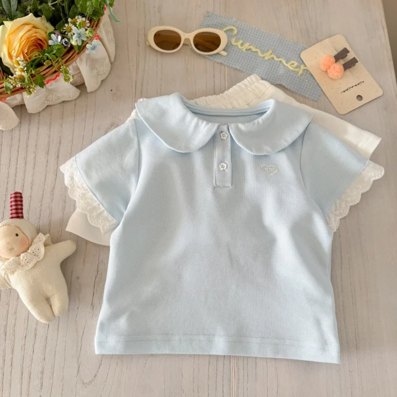 Girls Suit25Summer New Fashionable StylepoloChildren's Summer Outfit Short Sleeve Shorts Two-Piece Set for Toddlers and Kids
Girls Suit25Summer New Fashionable StylepoloChildren's Summer Outfit Short Sleeve Shorts Two-Piece Set for Toddlers and Kids