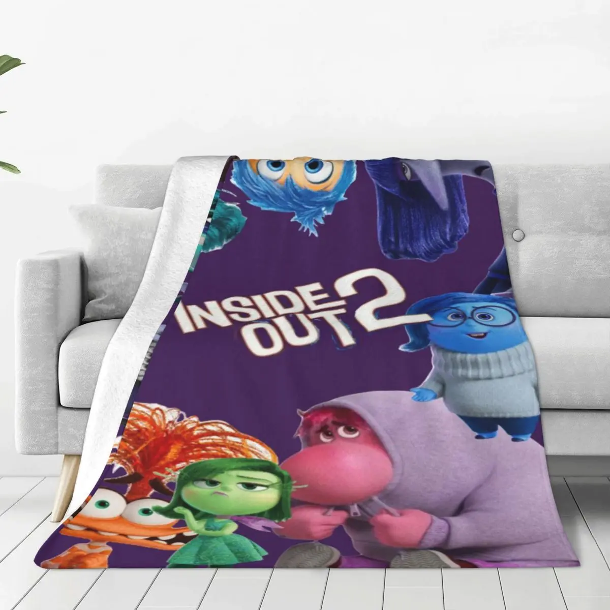 Inside Out Soft Flannel Throw Blanket - Cozy and Lightweight Fleece Blanket for Home, Travel, and Outdoor Use All Year Round
Inside Out Soft Flannel Throw Blanket - Cozy and Lightweight Fleece Blanket for Home, Travel, and Outdoor Use All Year Round