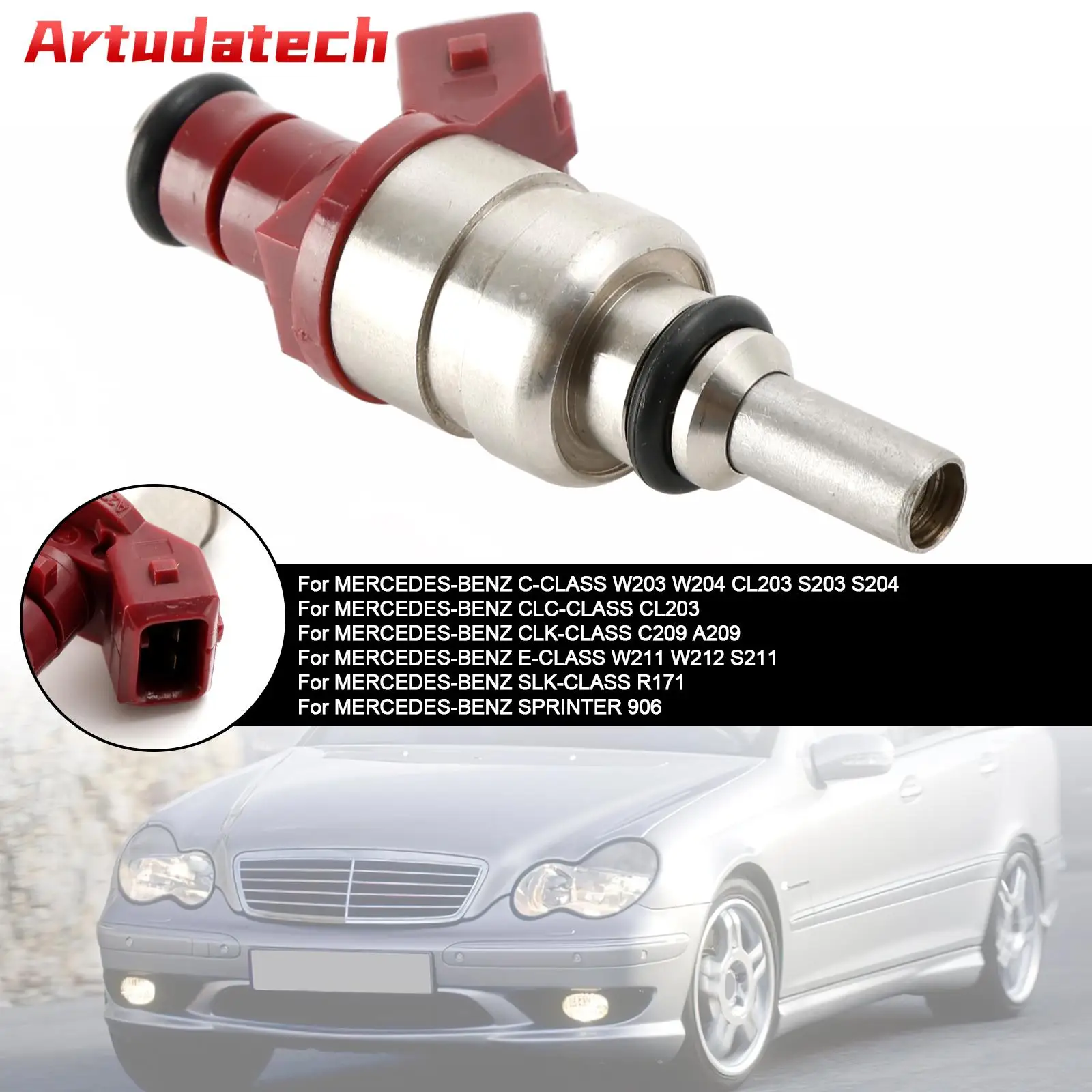 Artudatech 1PCS Fuel Injector A2710780023 Fit Mercedes Benz C-Class CLK-Class 1.8L
Artudatech 1PCS Fuel Injector A2710780023 Fit Mercedes Benz C-Class CLK-Class 1.8L