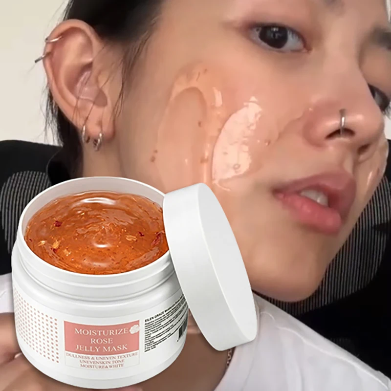 Rose Petal Jelly Mask Hydrating Moisturizing Facial Sleeping Mask Nourishing Soften Dry Skin Care Gel Mask For Daily Facial Care
Rose Petal Jelly Mask Hydrating Moisturizing Facial Sleeping Mask Nourishing Soften Dry Skin Care Gel Mask For Daily Facial Care