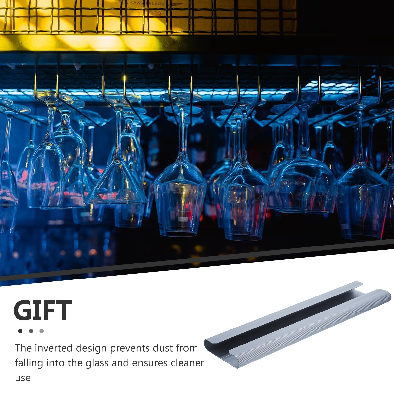 Wine Glass Rack Stainless Steel Under Shelf Holder Hang Wine Glass Holder Inverted Design Adjustable Cabinet Shelf
Wine Glass Rack Stainless Steel Under Shelf Holder Hang Wine Glass Holder Inverted Design Adjustable Cabinet Shelf